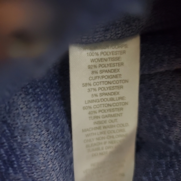 NWT Z by Zella Blue Sherpa Hoodie Pullover - Picture 6 of 6